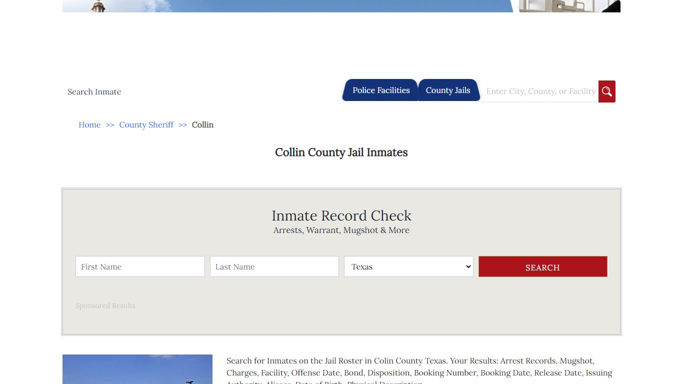 Collin County Jail Inmates | Jail Roster Search